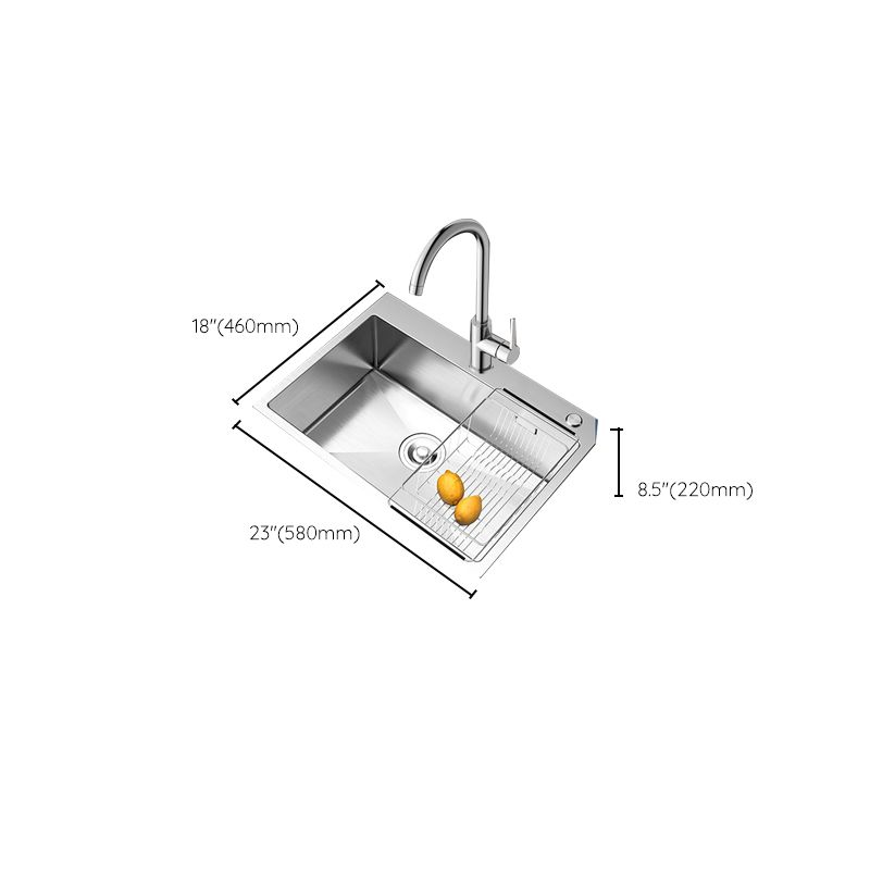 Kitchen Sink Overflow Hole Design Kitchen Sink with Drain Assembly