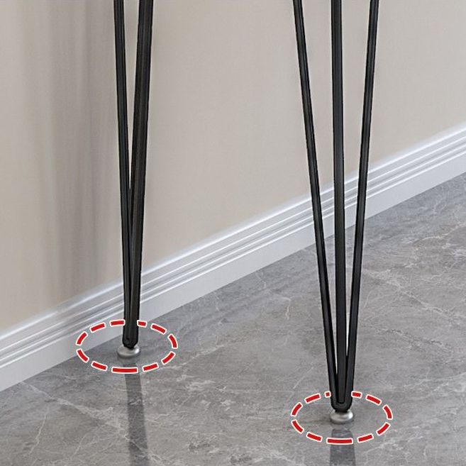 Industrial Style Rectangle Wood Top Counter Table 42-inch Height Modern Bar Table