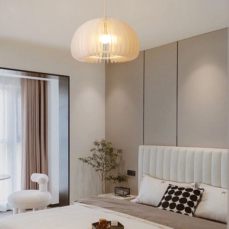 Style moderne Creative Hanging Lamp Acrylique 1 Light Pumpkin Shape Pendante Pendante for Corridor