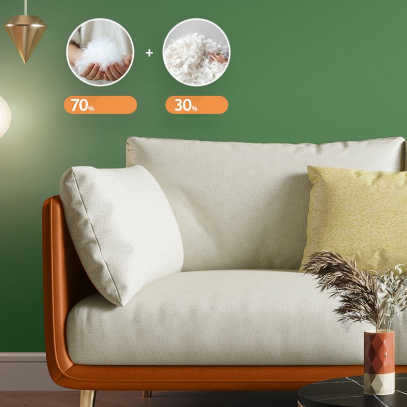 34.25 " H Faux Leather Square Arm Sofa & Chaise for Living Room