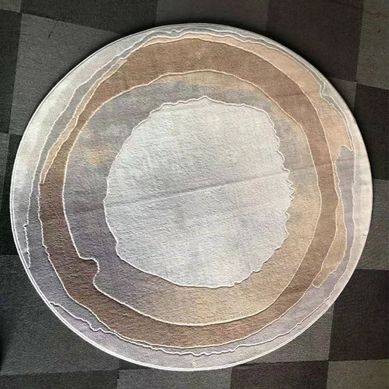 Bruin modern binnen tapijt polyester kleurstuk binnen tapijt niet-slip achterste tapijt voor woningdecoratie