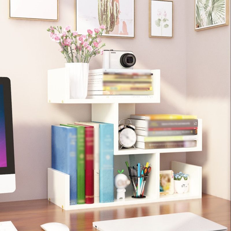 Contemporary Style Bookshelf Open Bookcase for Study Room and Home Office