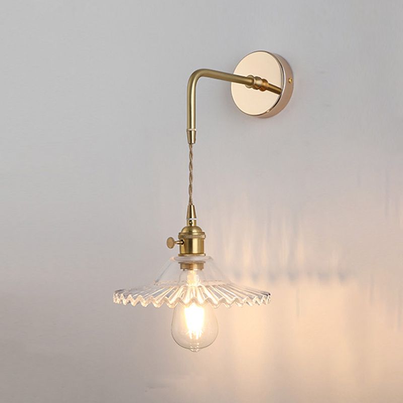 Brass Wall Sconce Nordic Minimalist Style Wall Light Sconces for Bedroom