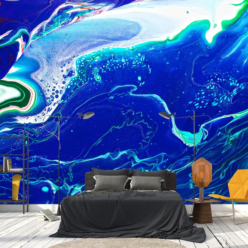 Abstract Illustration Mural Wallpaper for Guest Room Wall Decor, Made to Measure