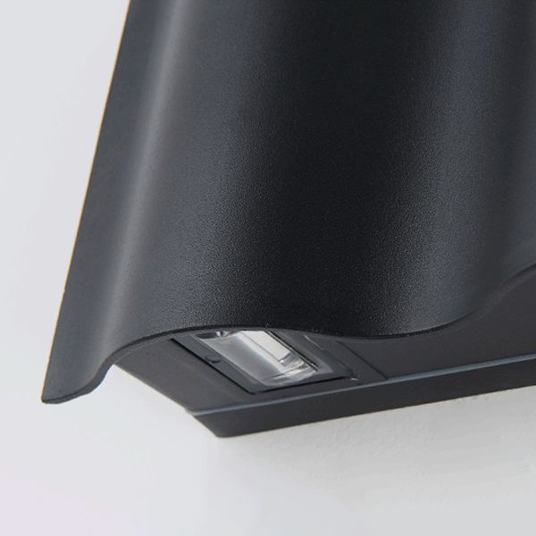 Geometrische Form Metallwandbeleuchtung moderne Multi -Leuchten -Wandmontage in Schwarz