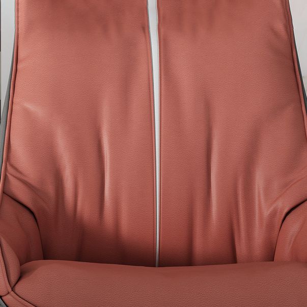 Parsons Faux Leather Side Chair Upholstered Armless Dining Chairs