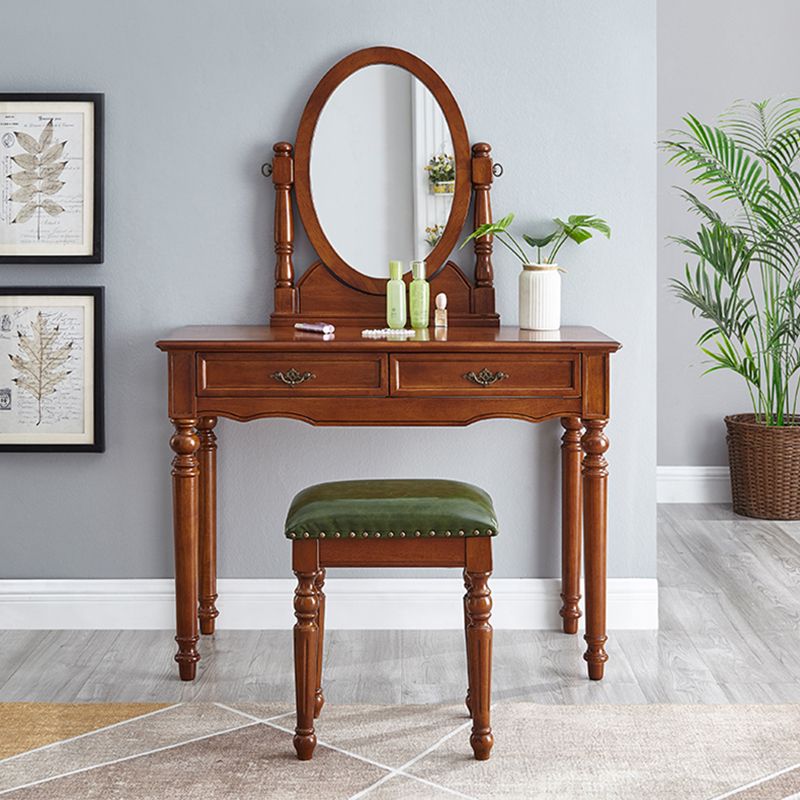 Wooden Vanity Dressing Table Traditional Vanity Makeup Table Set
