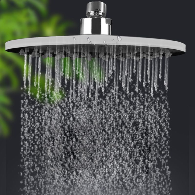 Bathroom Shower Head Round Rain Fall Ceiling Mounted Fixed Shower Head