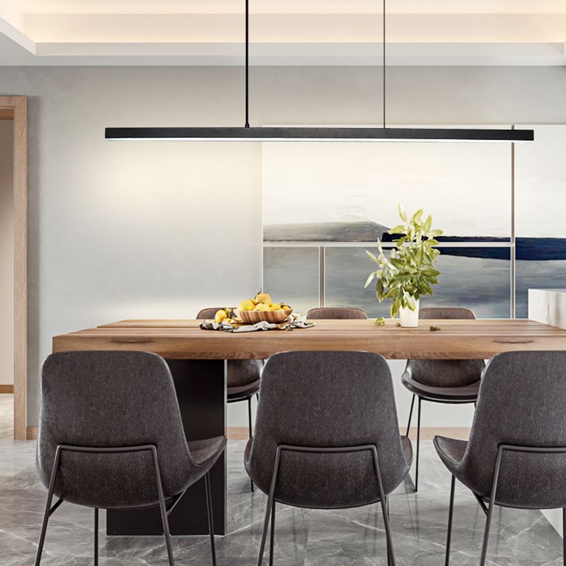 Nordic Modern Style Island Lamp Simple LED Ceiling Chandelier for Dine Room