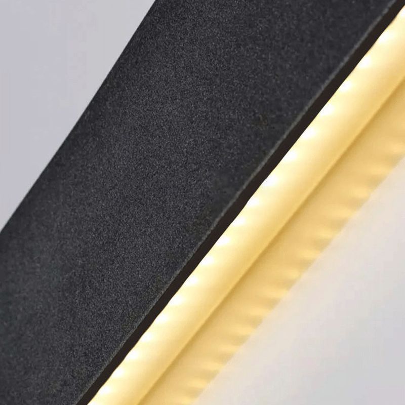 Metal Strip Wall Light Modern Linear Wall Light Sconce for Bedroom