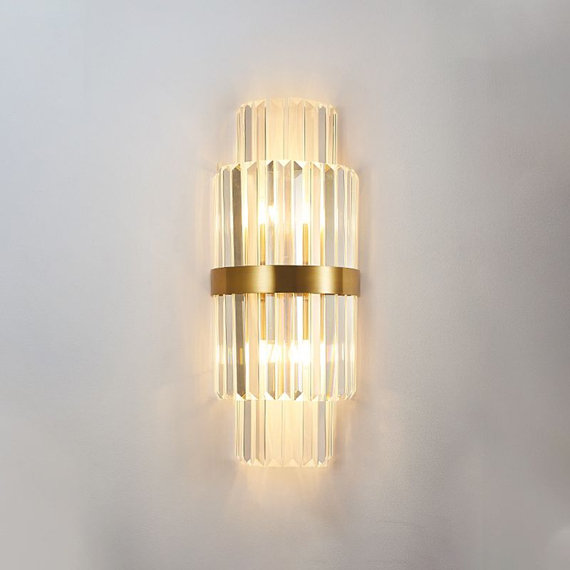 Copper Wall Sconce Light Postmodern Style 2 Lights Indoor Wall Mount Lamp Fixture