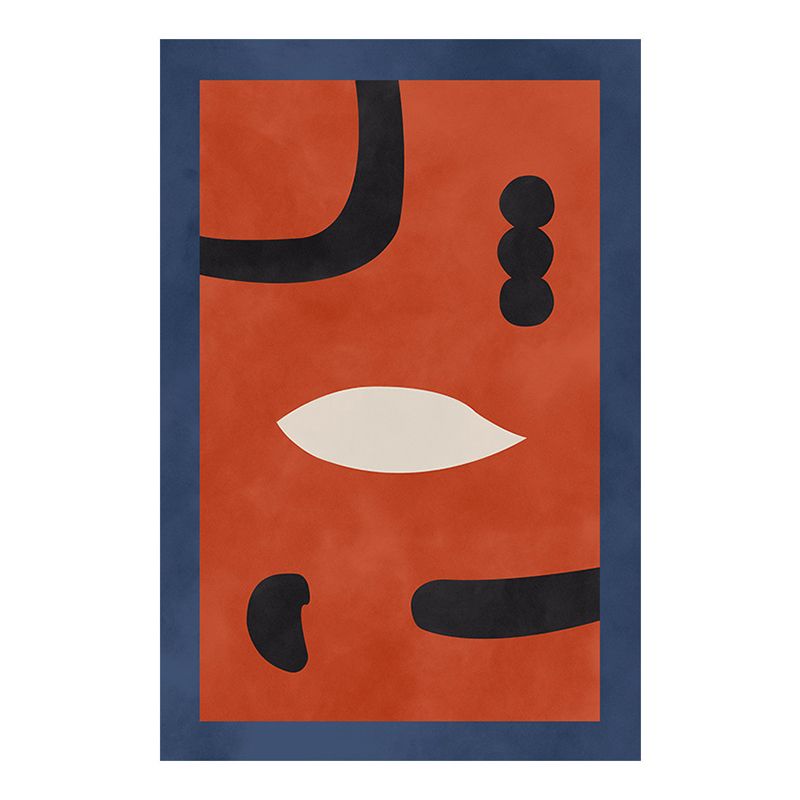 Postmodern Indoor Rug Polyester Carpet Friendly Non-Slip Backing Rug for Bedroom