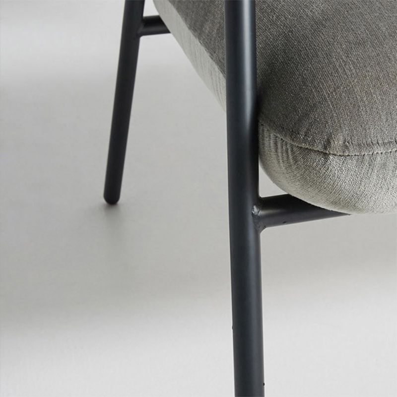 Industrial Style 27.55" Wide Fixed Back 4 Legs Sponge Arm Chair