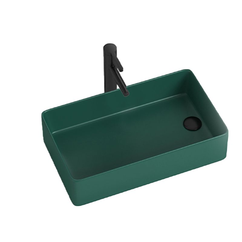 Modern Style Bathroom Sink Stainless Steel Rectangle Bathroom Sink