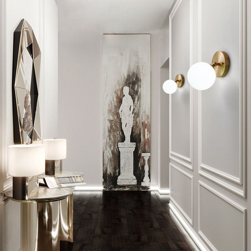 Kleine corridor Roteerbare wand SCONCE GLAS