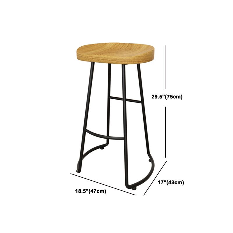 Industrial Rectangle Solid Wood Top Bar Table Set 1/5/9 Pieces Counter Table with Stools