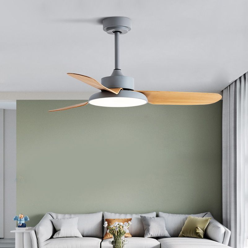 Unique Shape Ceiling Fan Light Kids Style Metal Single Light Ceiling Fan Lamp