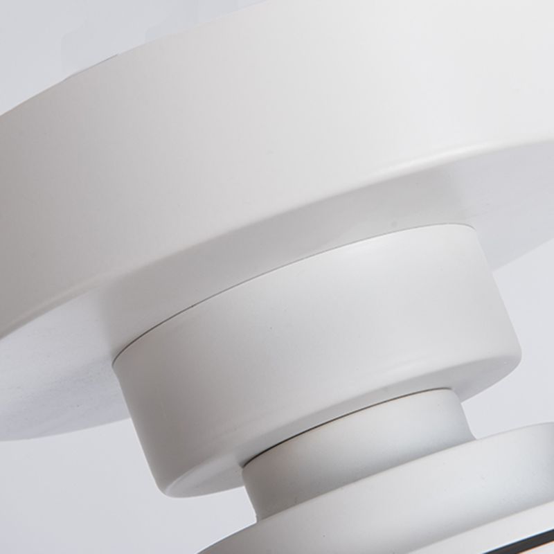 Geometric Shape Metal Ceiling Fans Modern Multi-Lights Ceiling Fan Lamp Fixture