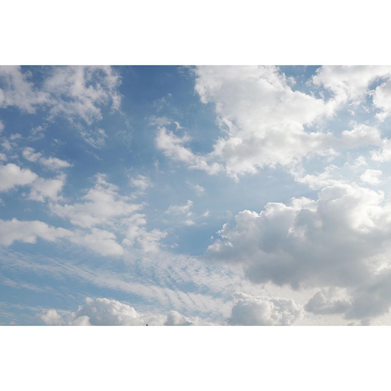 Clouds Landscapes Mural Wallpaper Mildew Resistant Modern Living Room Decoration