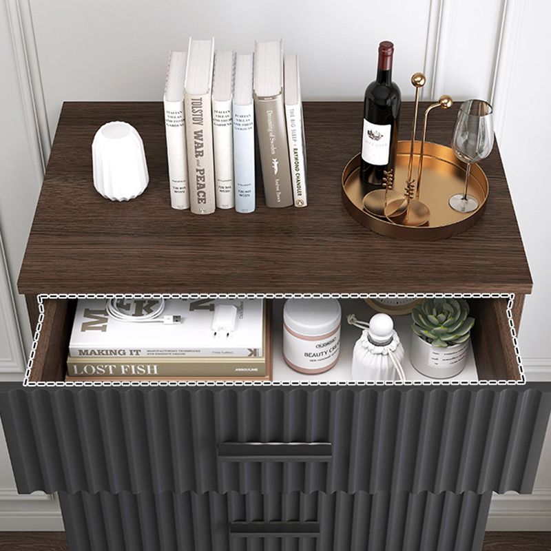 Contemporary Lingerie Chest Wood Storage Chest Dresser for Home