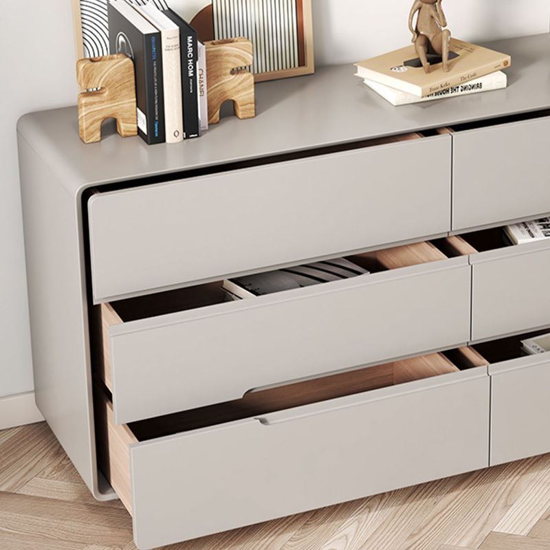 Contemporary Dresser Wooden Storage Chest Dresser with Drawers