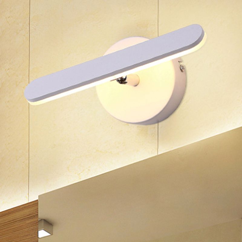 LED regolabile LED Lineare Sconcetto Stile Stile Stile Metal Wall All in bianco per il comodino