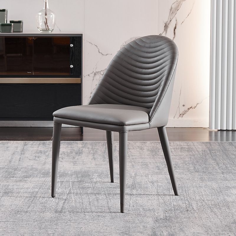 Parsons Dining Room Chair Upholstered Armless Dining Chairs for Home