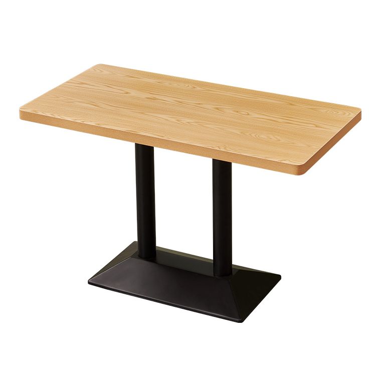 Industrial Dining Room Table Home Kitchen Dinner Furniture with Metal Base