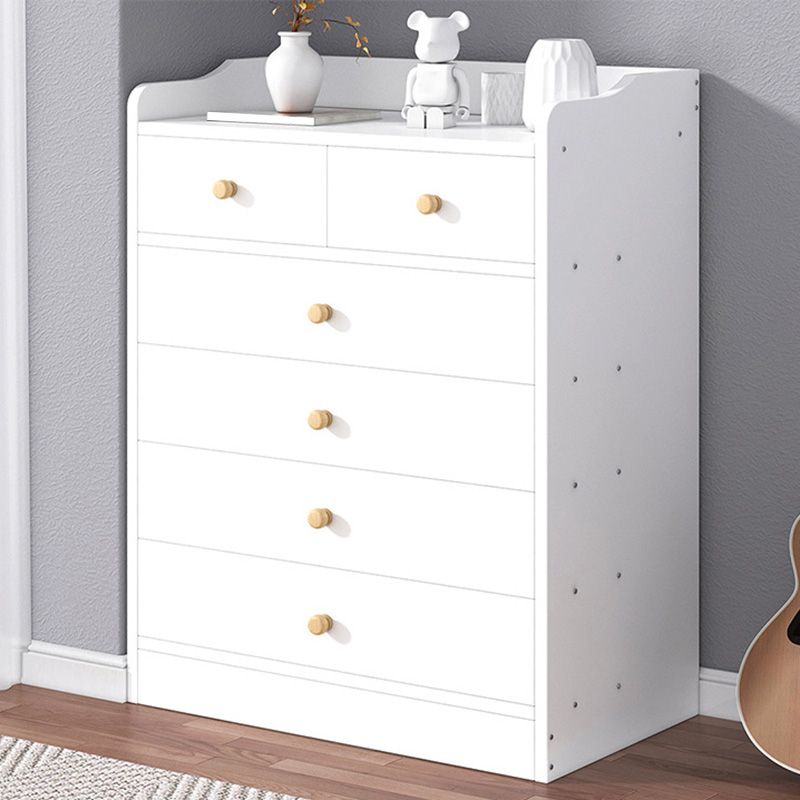 Modern Wooden Accent Chest with Drawers Scratch Resistant Chest