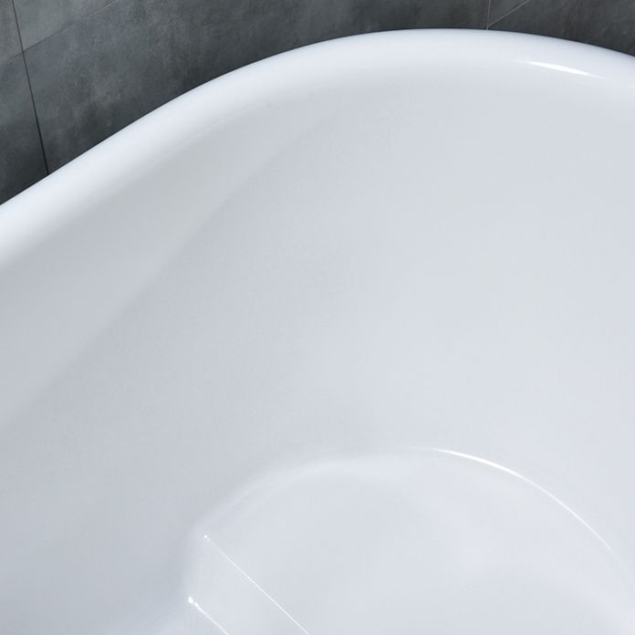 Acrylic Soaking Bathtub Antique Finish Freestanding Bath Tub
