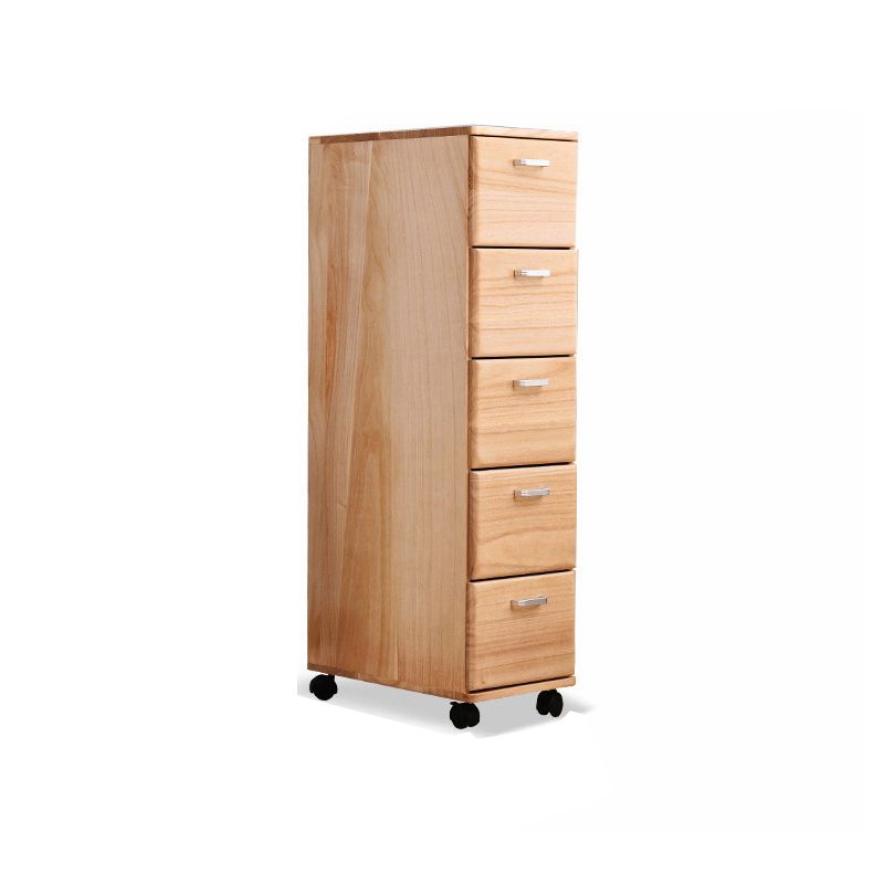 23.62" Wide Accent Chest with Drawers Water Resistant Chest with Wheels