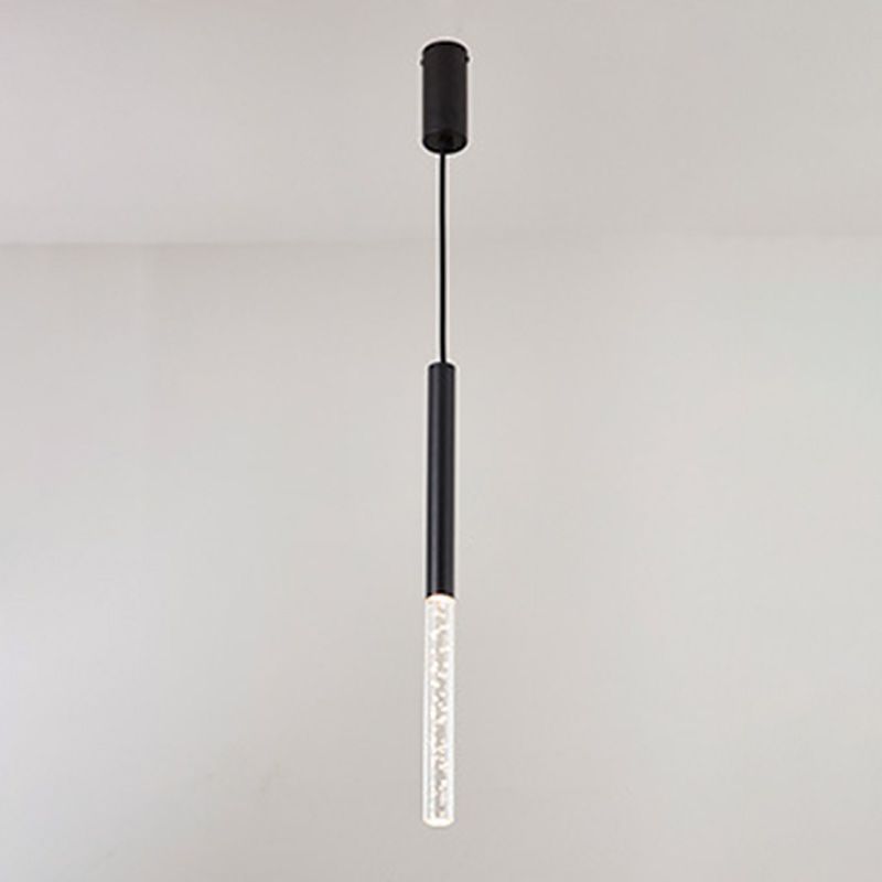 LED HORTING LIGHT avec un éclairage pendentif contemporain noir en acrylique