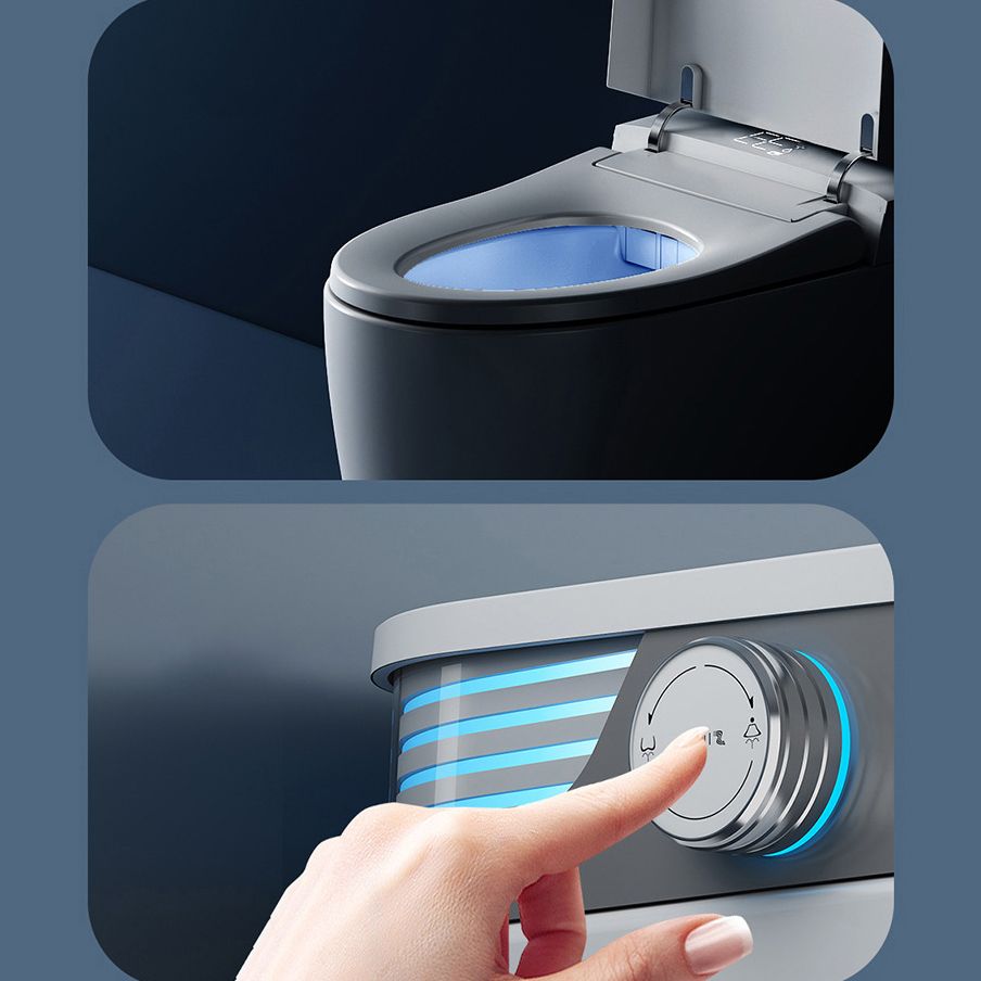 Modern Floor Mounted Urine Toilet White Siphon Jet Toilet Bowl with Toilet Seat