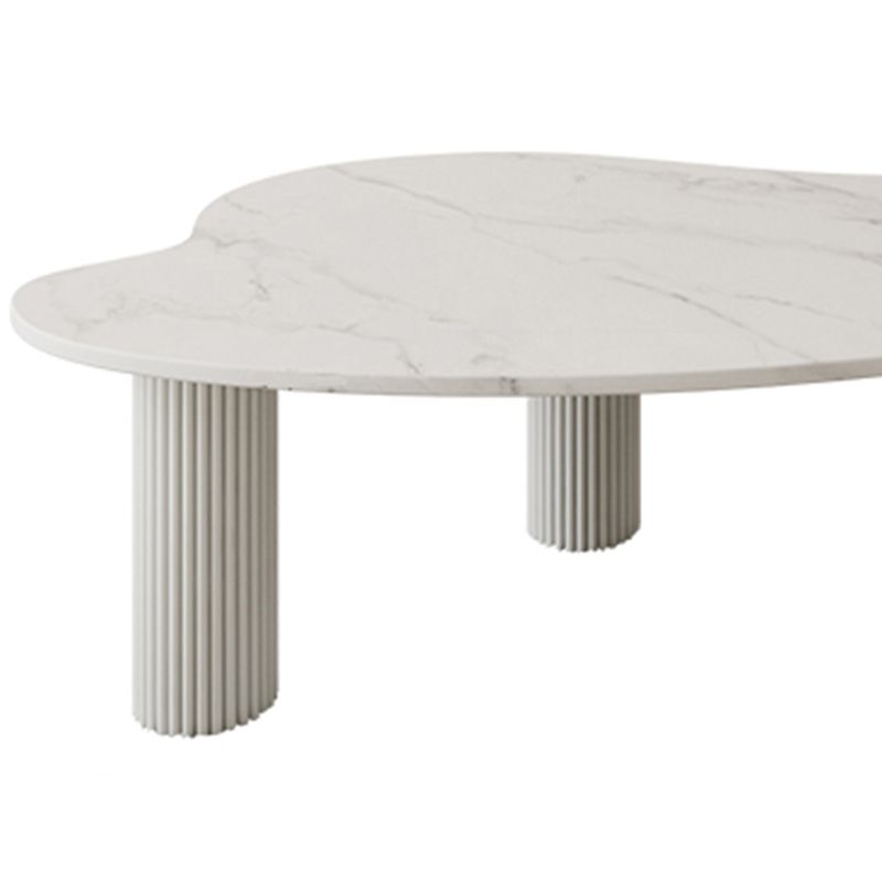 3 Legs Coffee Table Minimalist Slate Coffee Table for Living Room