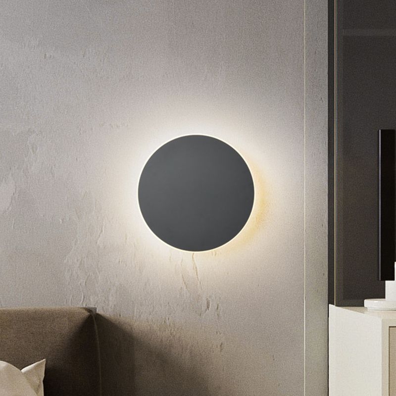 Acryl runde Schatten Wandleuchte modern