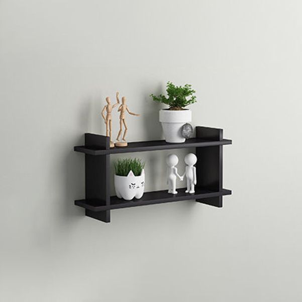 11.8" H Modern Floating Bookshelf Manufactured Wood Bookcase