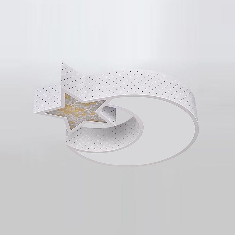 Modern Flushmount Ceiling Lamp Nordic Style LED Flush Mount Lighting for Kid's Bedroom