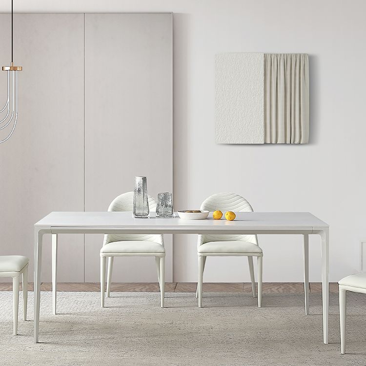 Contemporain 1/4/5/7 pièces Dining Ensemble meubles de restauration en pierre fritte pour un usage domestique