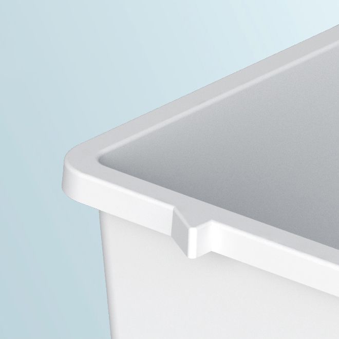 Contemporary Storage Cabinet with Drawers Plastic Cabinet for Bedroom