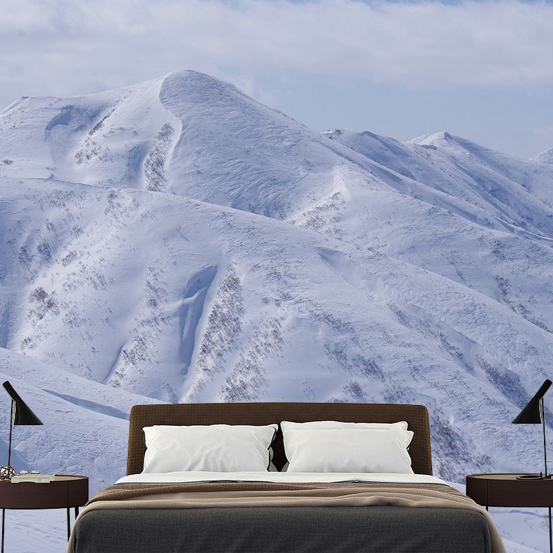 Mountain Scenery Mural Wallpaper Moisture Resistant Living Room Bedroom Home Decor