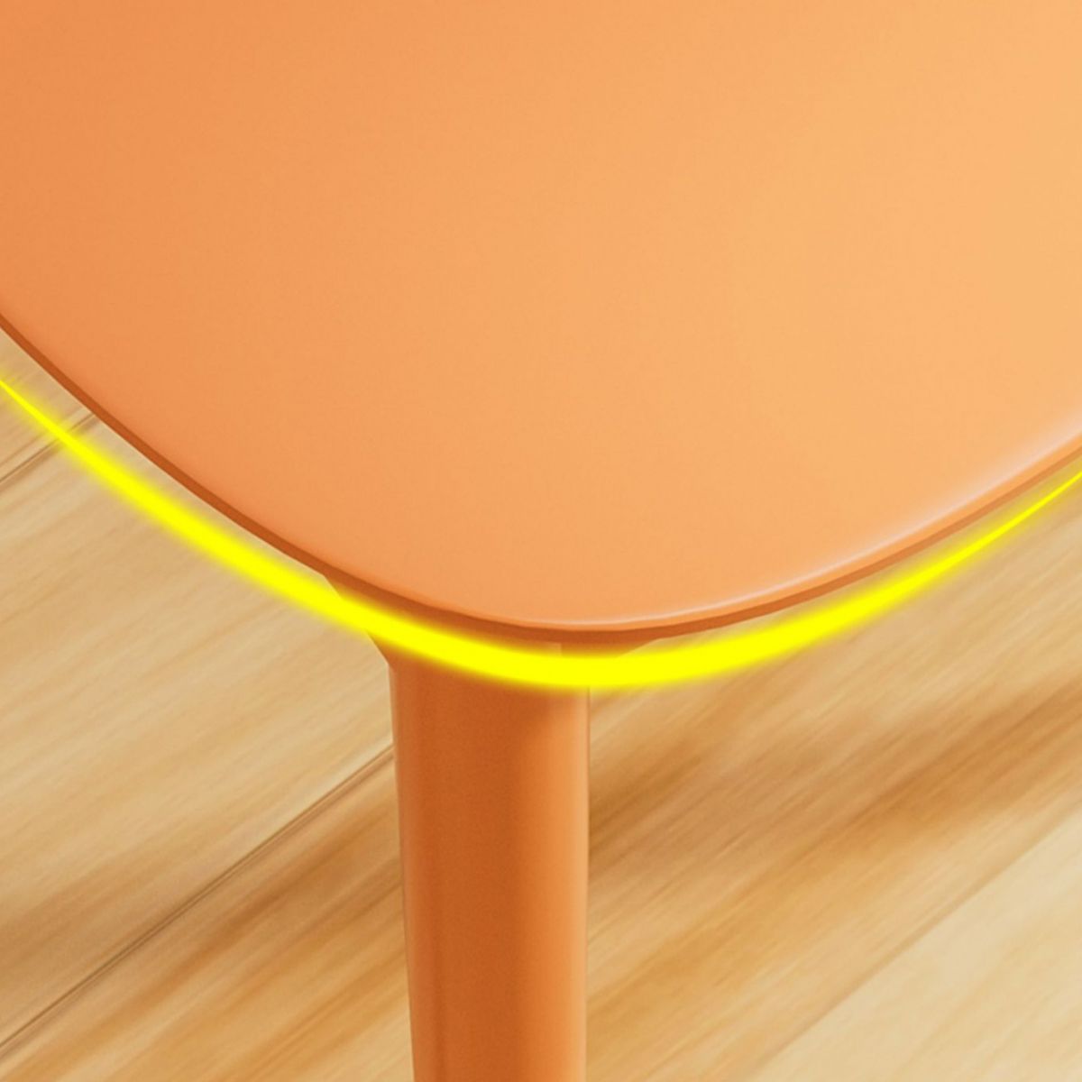 Modern Dining Room Plastic Open Back Stackable Dining Side Chair