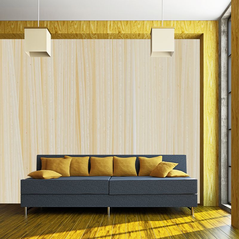 Industrial Wood Grain Mural Decal for Gust Room Moisture Resistant, Custom Size Available