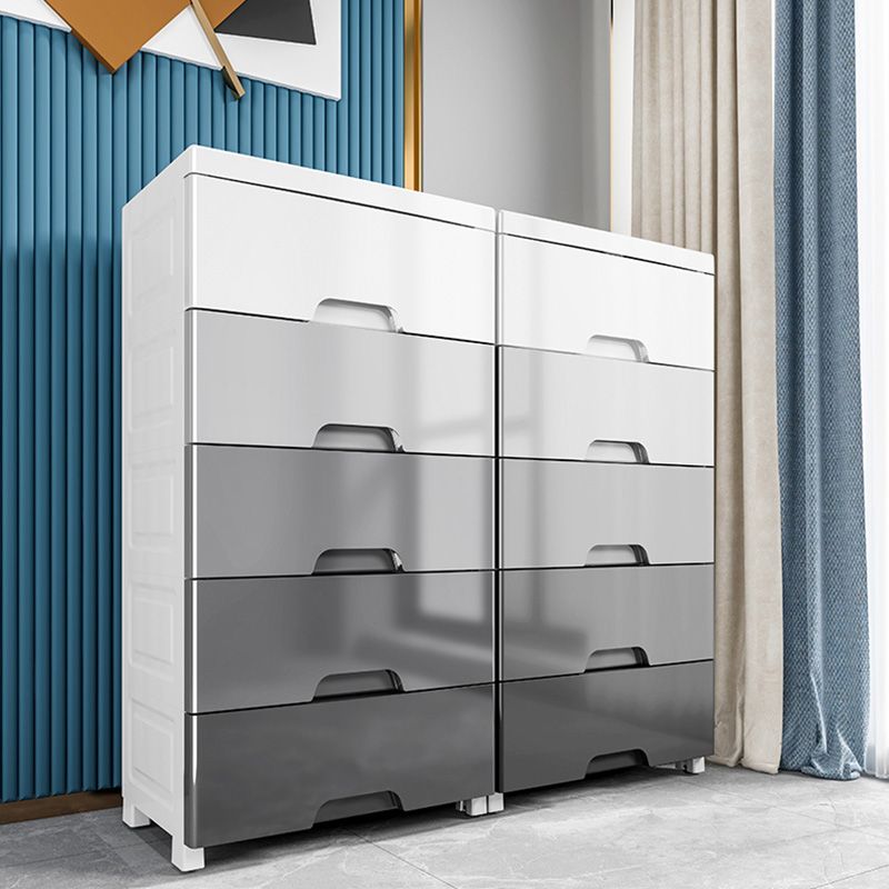 Rectangular Plastic Storage Cabinet Teen Style Simple Bedroom Wardrobe
