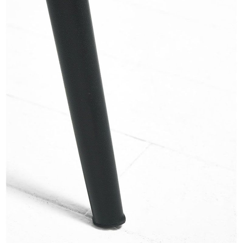 Industrial Faux Leather Dining Chairs Solid Back Chair for Kitchen