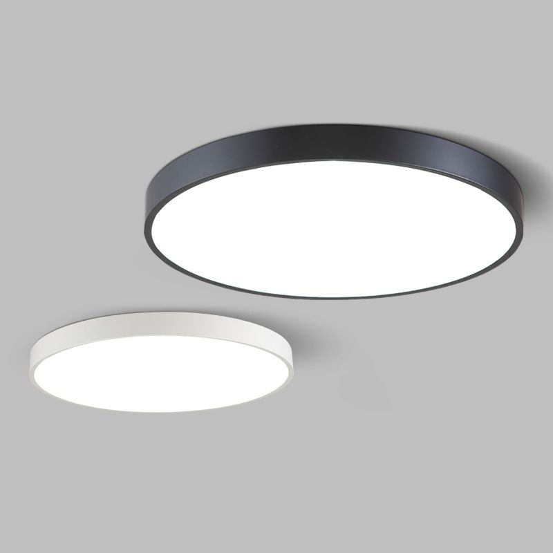 Acrylic Round Modern Style LED Ceiling Light Minimalism Living Room Flush-mount Lamp