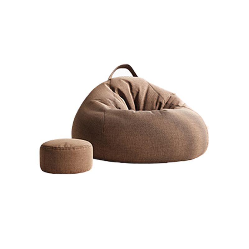 Scandinavian Armless Side Chair With Loose Cover Side Chair for Bedroom and Living Room