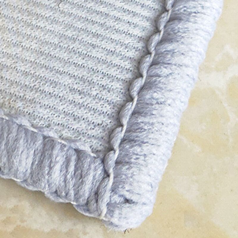 Modern Gray Rug Polyester Graphic Indoor Rug Washable Area Rug for Drawing Room