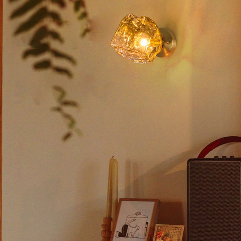 Modern Style Wall Lamp Glass Wall Sconce Lighting for Living Room