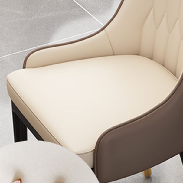 Modern Style Stone Dining Set Round 1/2/3/5 Pieces Dining Set for Home Use