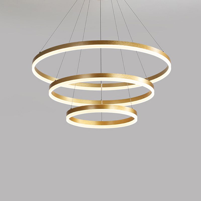 Pendre suspendant à lad la LED de style européen moderne pour salle à manger du salon